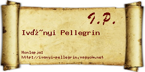 Iványi Pellegrin névjegykártya