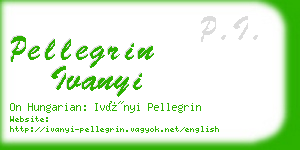 pellegrin ivanyi business card